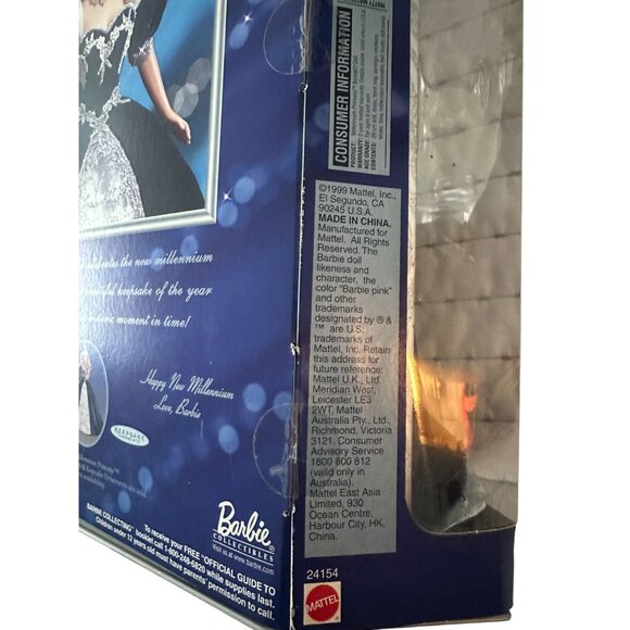 MATTEL Special Edition Millenium 2000 Holiday Blonde Barbie Doll NEW NIB - Picture 5 of 8